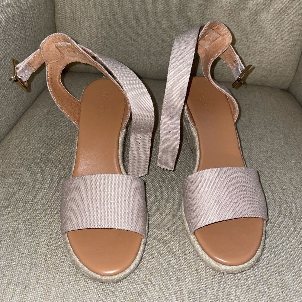 J. Crew Tan Espadrilles
